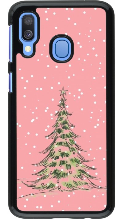 Coque Samsung Galaxy A40 - Christmas 25 Pink Tree