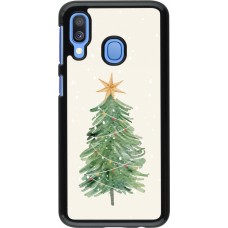 Coque Samsung Galaxy A40 - Christmas 25 Sketch Tree