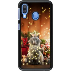 Coque Samsung Galaxy A40 - Christmas 25 Xmas Cat