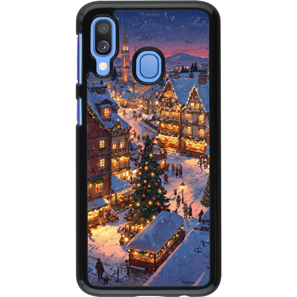 Coque Samsung Galaxy A40 - Christmas 25 Xmas Village