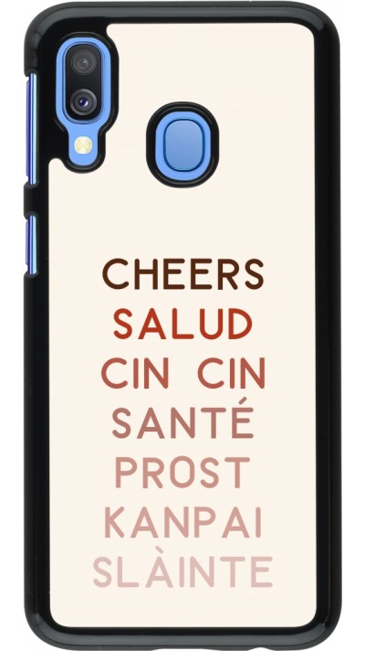 Samsung Galaxy A40 Case Hülle - Cocktail Cheers Salud