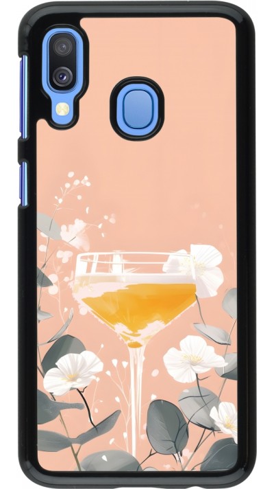 Samsung Galaxy A40 Case Hülle - Cocktail Flowers