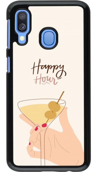 Samsung Galaxy A40 Case Hülle - Cocktail Happy Hour