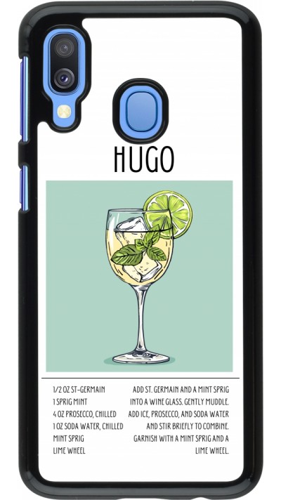 Samsung Galaxy A40 Case Hülle - Cocktail Rezept Hugo