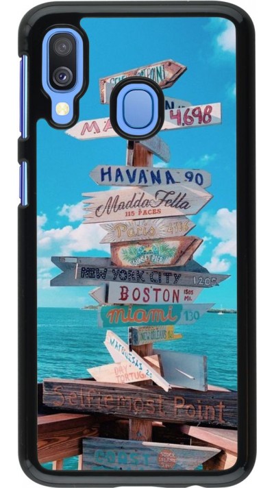 Coque Samsung Galaxy A40 - Cool Cities Directions
