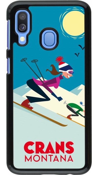 Coque Samsung Galaxy A40 - Crans-Montana Ski Downhill