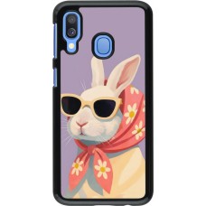Coque Samsung Galaxy A40 - Easter 2026 Rabbit with scarf