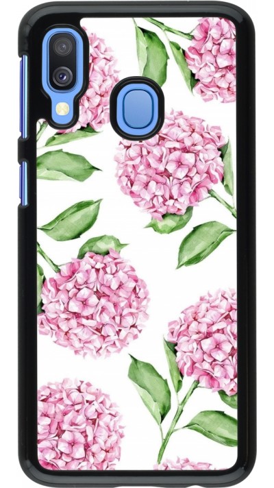 Samsung Galaxy A40 Case Hülle - Easter 2024 pink flowers