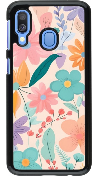 Samsung Galaxy A40 Case Hülle - Easter 2024 spring flowers