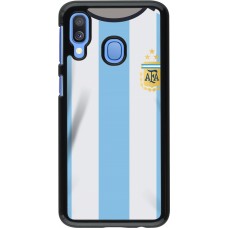Coque Samsung Galaxy A40 - Maillot de football Argentine 2022 personnalisable