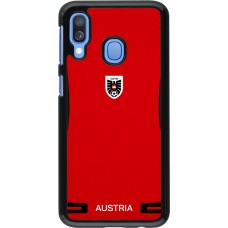 Coque Samsung Galaxy A40 - Maillot de football Autriche 2026 personnalisable
