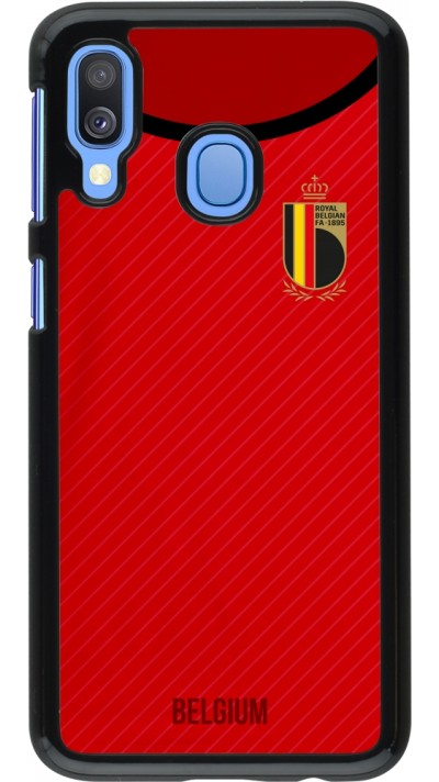 Coque Samsung Galaxy A40 - Maillot de football Belgique 2022 personnalisable