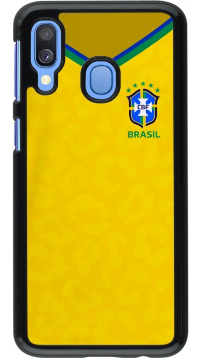 Samsung Galaxy A40 Case Hülle - Brasilien 2022 personalisierbares Fußballtrikot
