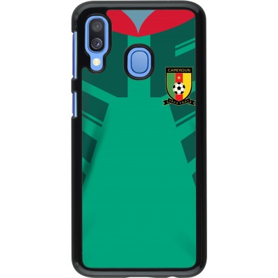 Coque Samsung Galaxy A40 - Maillot de football Cameroun 2022 personnalisable