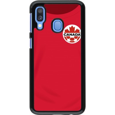 Coque Samsung Galaxy A40 - Maillot de football Canada 2022 personnalisable