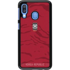 Samsung Galaxy A40 Case Hülle - Südkorea 2026 personalisierbares Fussballtrikot