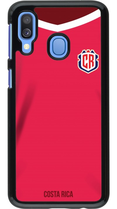 Samsung Galaxy A40 Case Hülle - Costa Rica 2022 personalisierbares Fussballtrikot