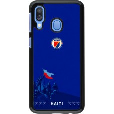 Samsung Galaxy A40 Case Hülle - Haiti 2026 personalisierbares Fussballtrikot