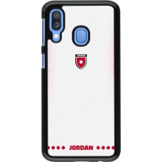 Samsung Galaxy A40 Case Hülle - Jordanien 2026 personalisierbares Fussballtrikot