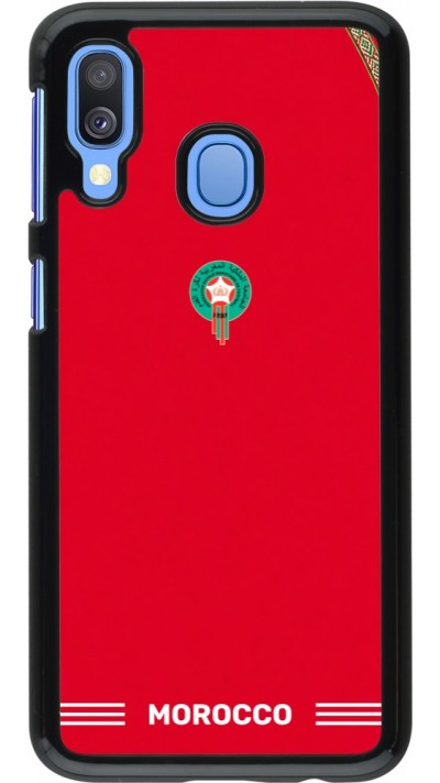 Coque Samsung Galaxy A40 - Maillot de football Maroc 2026 personnalisable