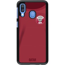 Samsung Galaxy A40 Case Hülle - Katar 2022 personalisierbares Fussballtrikot