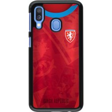 Samsung Galaxy A40 Case Hülle - Tschechische Republik personalisierbares Fussballtrikot