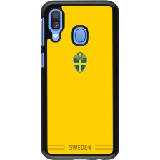 Coque Samsung Galaxy A40 - Maillot de football Suède 2026 personnalisable