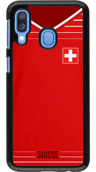 Hülle Samsung Galaxy A40 - Football shirt Switzerland 2022