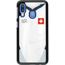 Samsung Galaxy A40 Case Hülle - Schweiz Away personalisierbares Fussballtrikot