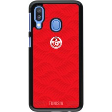 Coque Samsung Galaxy A40 - Maillot de football Tunisie 2026 personnalisable