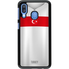 Samsung Galaxy A40 Case Hülle - Türkei personalisierbares Fussballtrikot