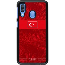 Coque Samsung Galaxy A40 - Maillot de football Turquie 2026 personnalisable