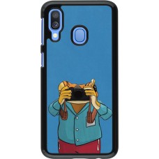 Coque Samsung Galaxy A40 - Frog with camera DTMF