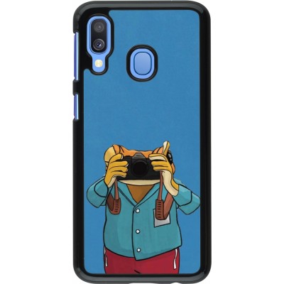 Coque Samsung Galaxy A40 - Frog with camera DTMF
