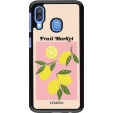 Coque Samsung Galaxy A40 - Fruit market lemons 2026