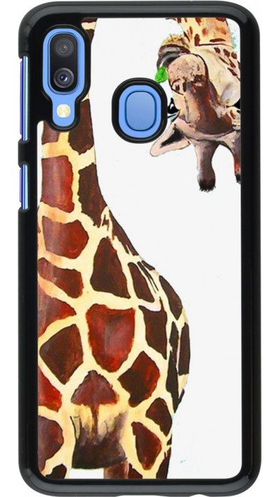 Hülle Samsung Galaxy A40 - Giraffe Fit