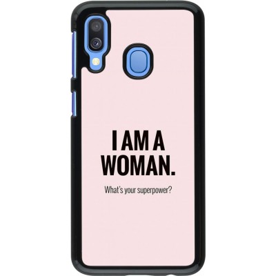 Hülle Samsung Galaxy A40 - I am a woman
