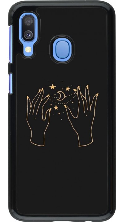 Hülle Samsung Galaxy A40 - Grey magic hands
