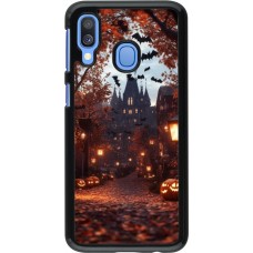 Samsung Galaxy A40 Case Hülle - Halloween 2025 Haunted house