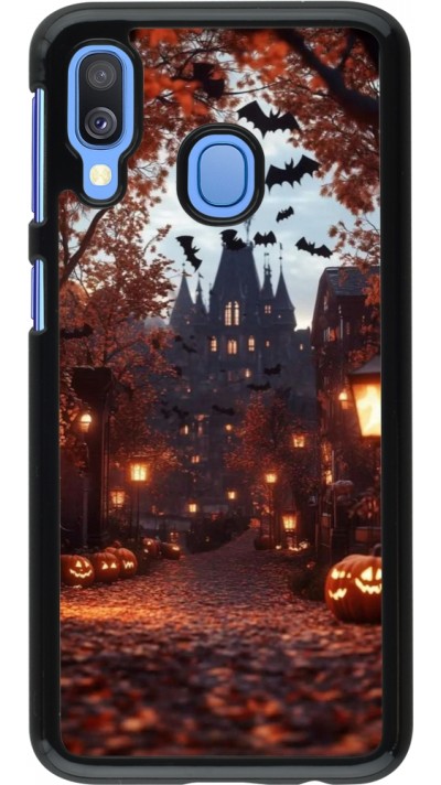 Samsung Galaxy A40 Case Hülle - Halloween 2025 Haunted house