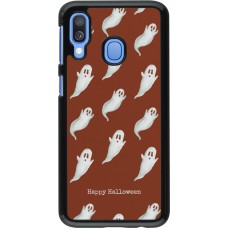 Samsung Galaxy A40 Case Hülle - Halloween 2025 Pattern of ghosts
