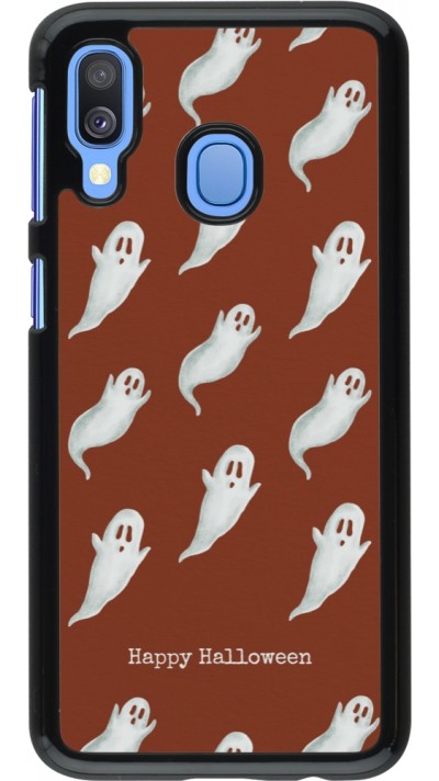 Samsung Galaxy A40 Case Hülle - Halloween 2025 Pattern of ghosts