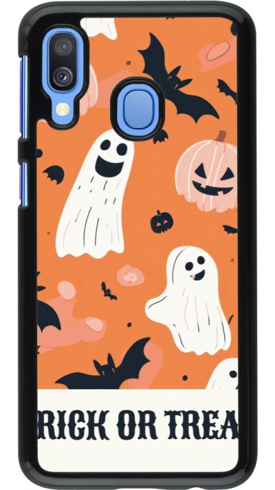 Samsung Galaxy A40 Case Hülle - Halloween 2025 Trick or treat