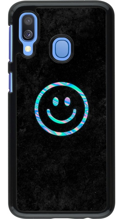 Coque Samsung Galaxy A40 - Happy smiley irisé