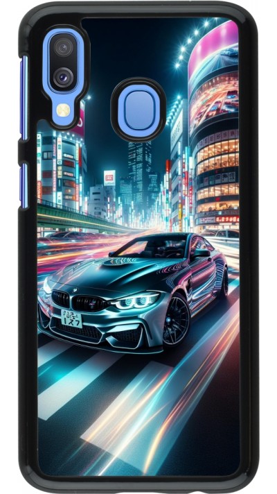 Coque Samsung Galaxy A40 - BMW M4 Tokyo Night