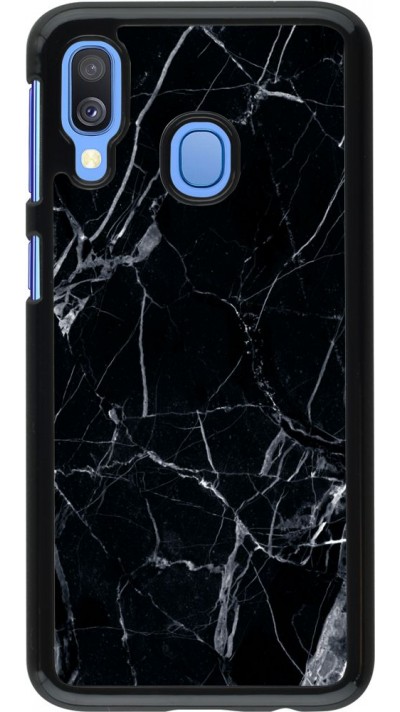Coque Samsung Galaxy A40 - Marble Black 01