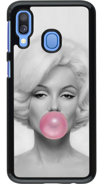 Hülle Samsung Galaxy A40 - Marilyn Bubble