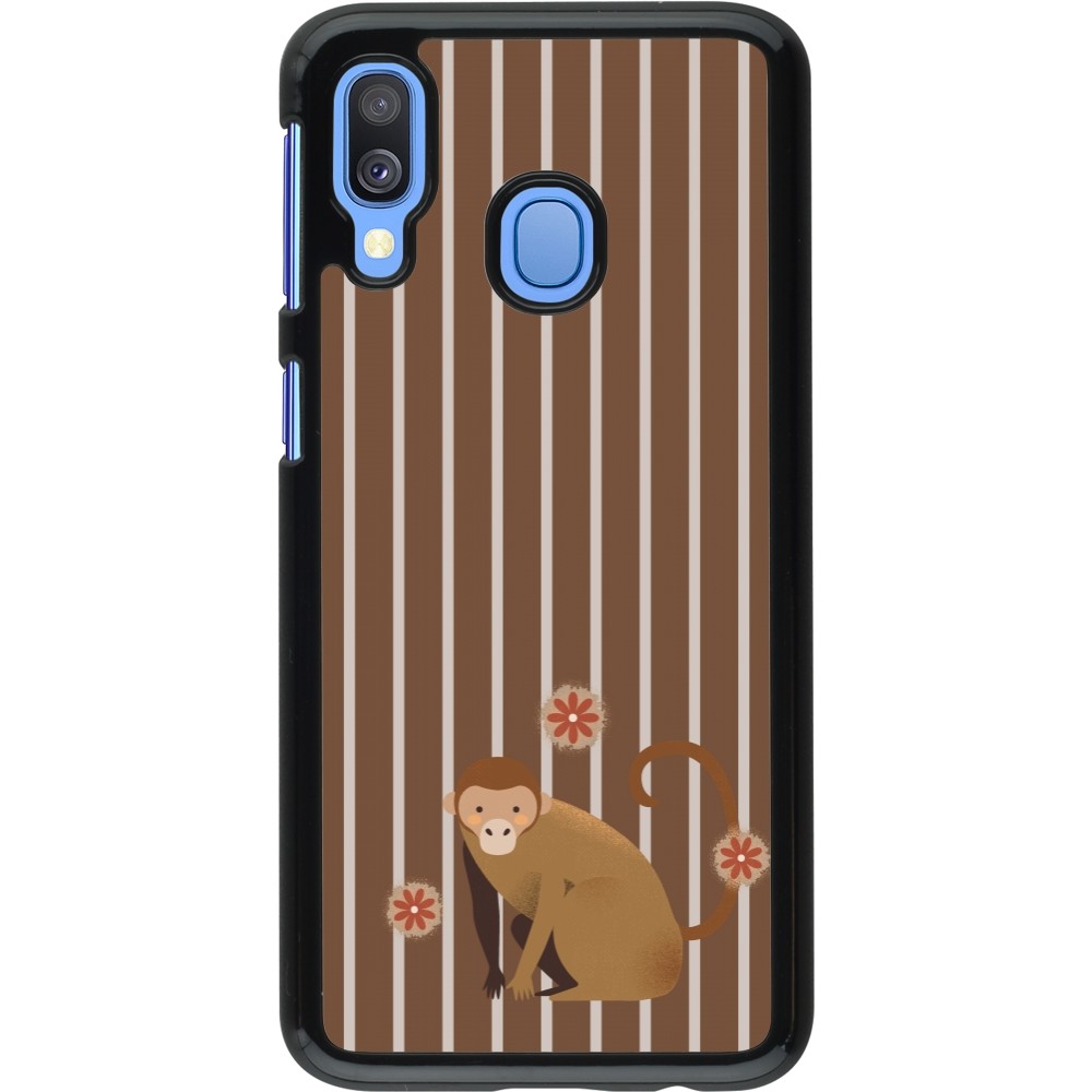 Coque Samsung Galaxy A40 - Monkey with stripes
