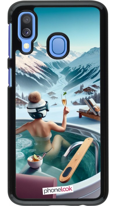 Coque Samsung Galaxy A40 - Montagne Glamour Jacuzzi