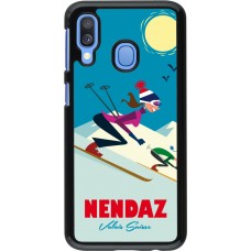 Samsung Galaxy A40 Case Hülle - Nendaz Ski Downhill